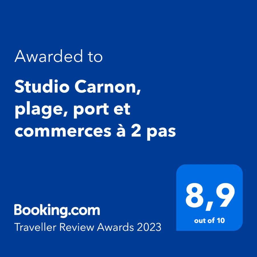 Studio Carnon, Plage, Port Et Commerces A 2 Pas Екстериор снимка